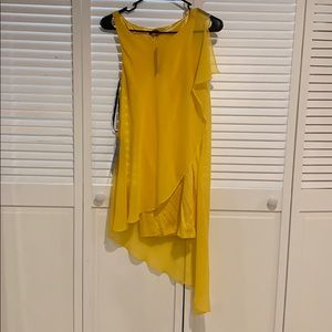 Bebe Yellow Dress size xs